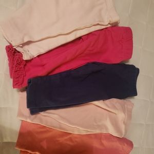 Baby GIRL solid Pants Bundle 2